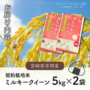 ＜数量限定＞【令和8年産】【超早場米】 ミルキークイーン 10kg（5kg×2）_K028-004-R8