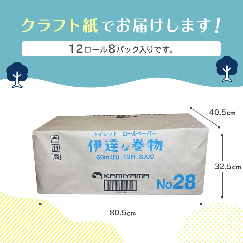 トイレットペーパーせんだいリサイクル　シングル96ロール｜トイレット