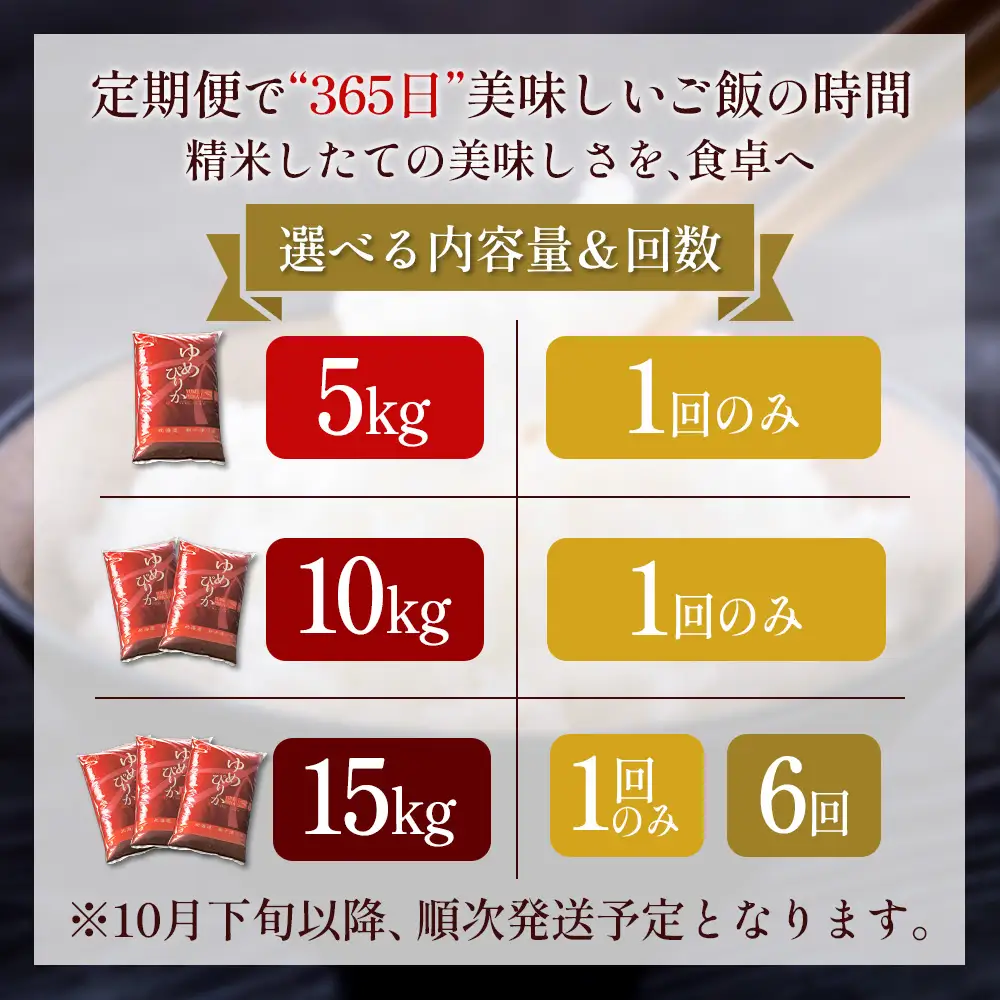 【令和7年度産】ゆめぴりか精米（5kg）【11069】