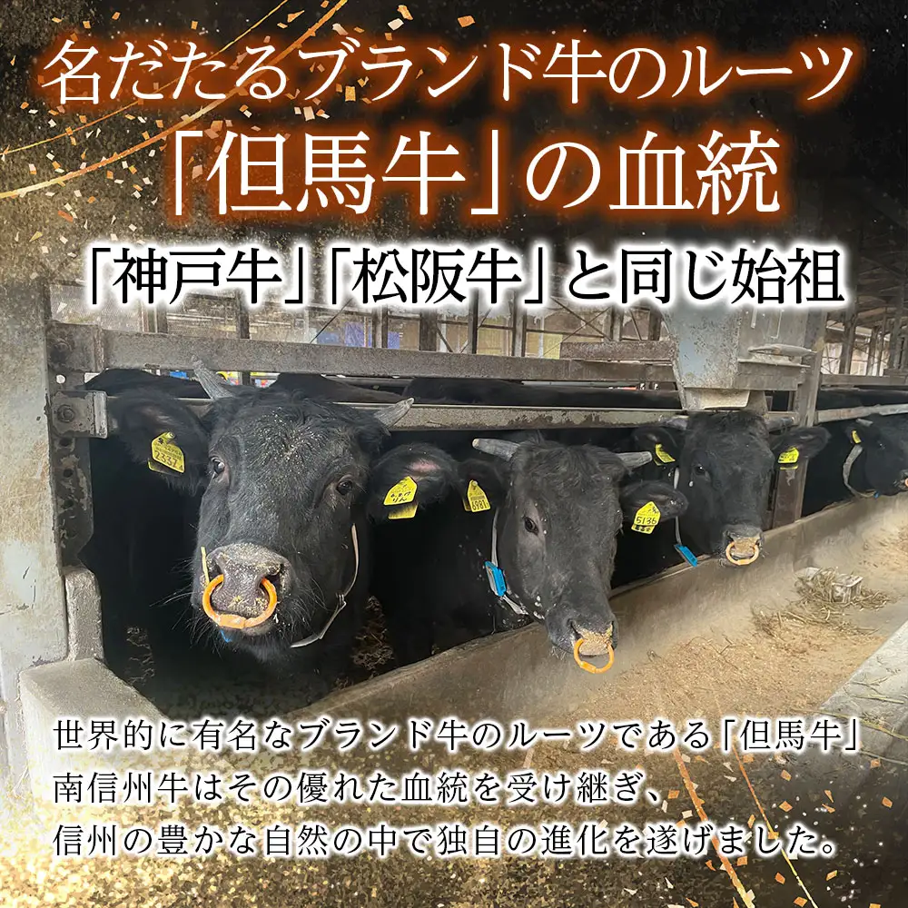 信州プレミアム牛肉 南信州牛 特選焼肉用 1kg