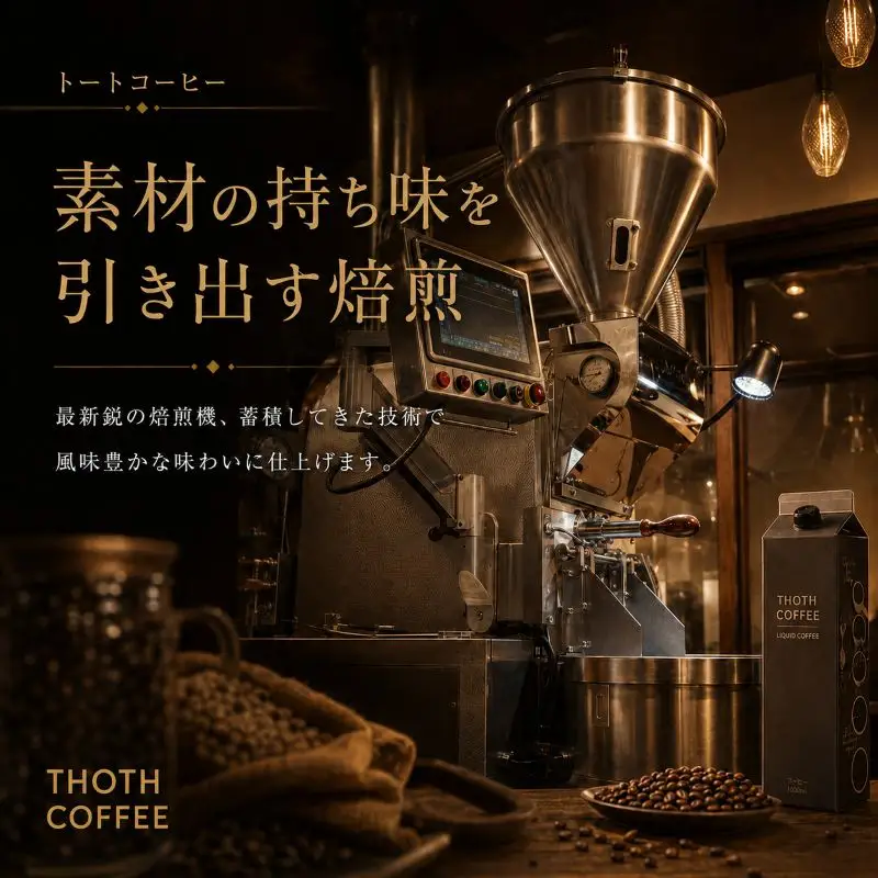 プレミアムアイスコーヒー 無糖(1000ml)12本 トートコーヒー FAH-0160