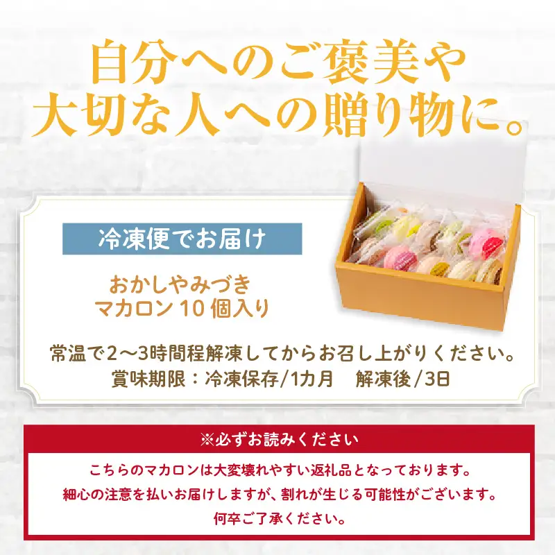 マカロン10個入（10種類）_26-345