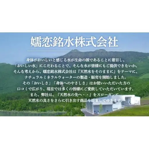 【 最短発送 】嬬恋銘水7年保存水　500ml × 24本 入 × 2箱 ( 計48本 ) 水 ミネラルウォーター [BA067tu]