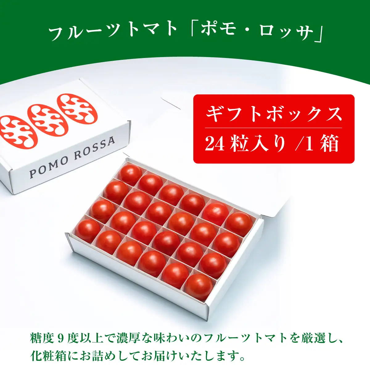 【先行予約】フルーツトマト 「ポモ・ロッサ」 24粒
