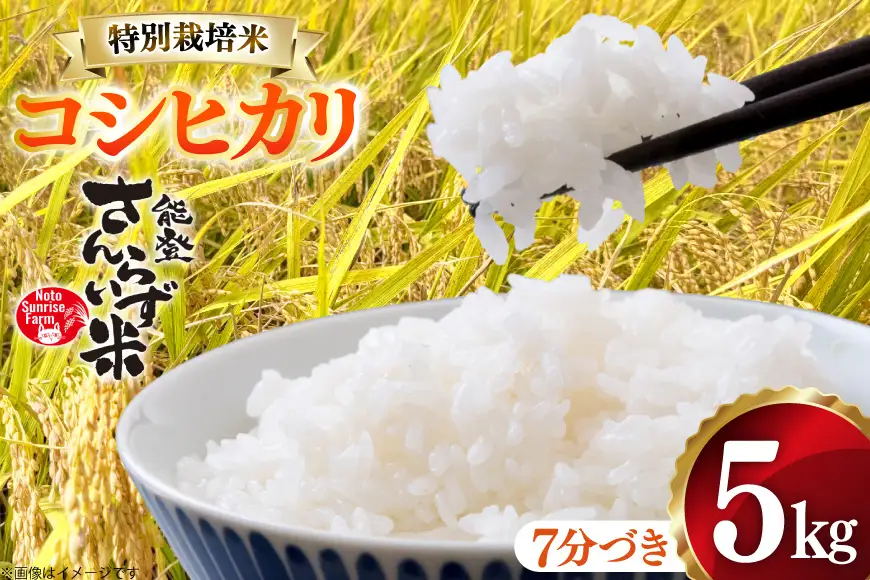 米 令和8年産 特別栽培米 コシヒカリ 5kg 7分づき