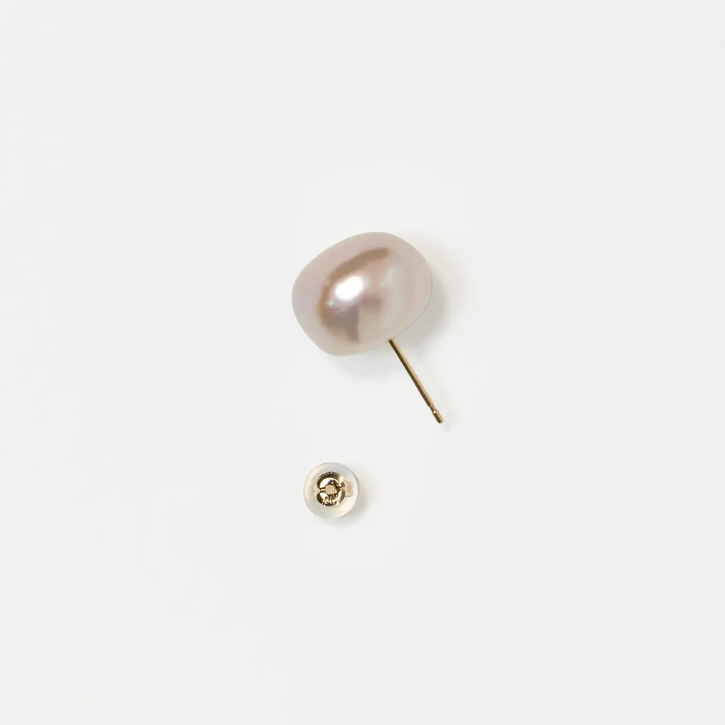 2108 バロック淡水真珠(ピンク) ピアス 11.0mm K10YG（ポスト・キャッチ） パール   K10YGイエローゴールド ジュエリー アクセサリー 大粒パール 一粒ピアス ギフト 記念日 伊勢 伊勢志摩