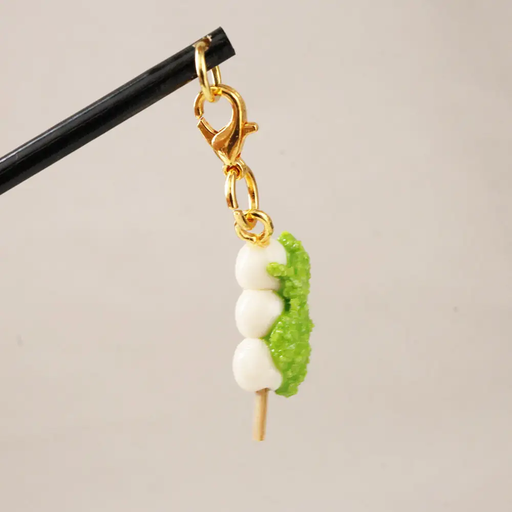 ずんだ餅耳かき ハンドメイド かわいいチャーム プレゼント・ギフト・手土産にも