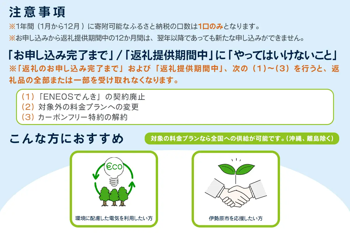 伊勢原市産 カーボンフリー電気 12,000円分【申込条件を要確認】※お1人様1口のみ [1095]