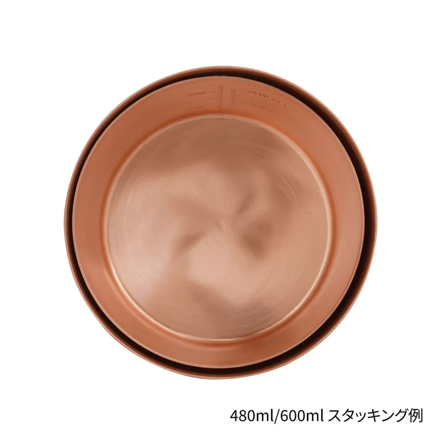 [ベルモント]  コッパーネストカップ600（メモリ付） 銅 ハンドルレス ULキャンパー 燕三条