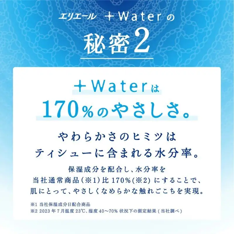 エリエール ＋Water ポケットティシュー 14P×16パック 計224P 最短 10日以内配送 最短配送 ティッシュ まとめ買い ペーパー 紙 防災 常備品 備蓄品 消耗品 備蓄 日用品 生活必需品 送料無料 北海道 赤平市