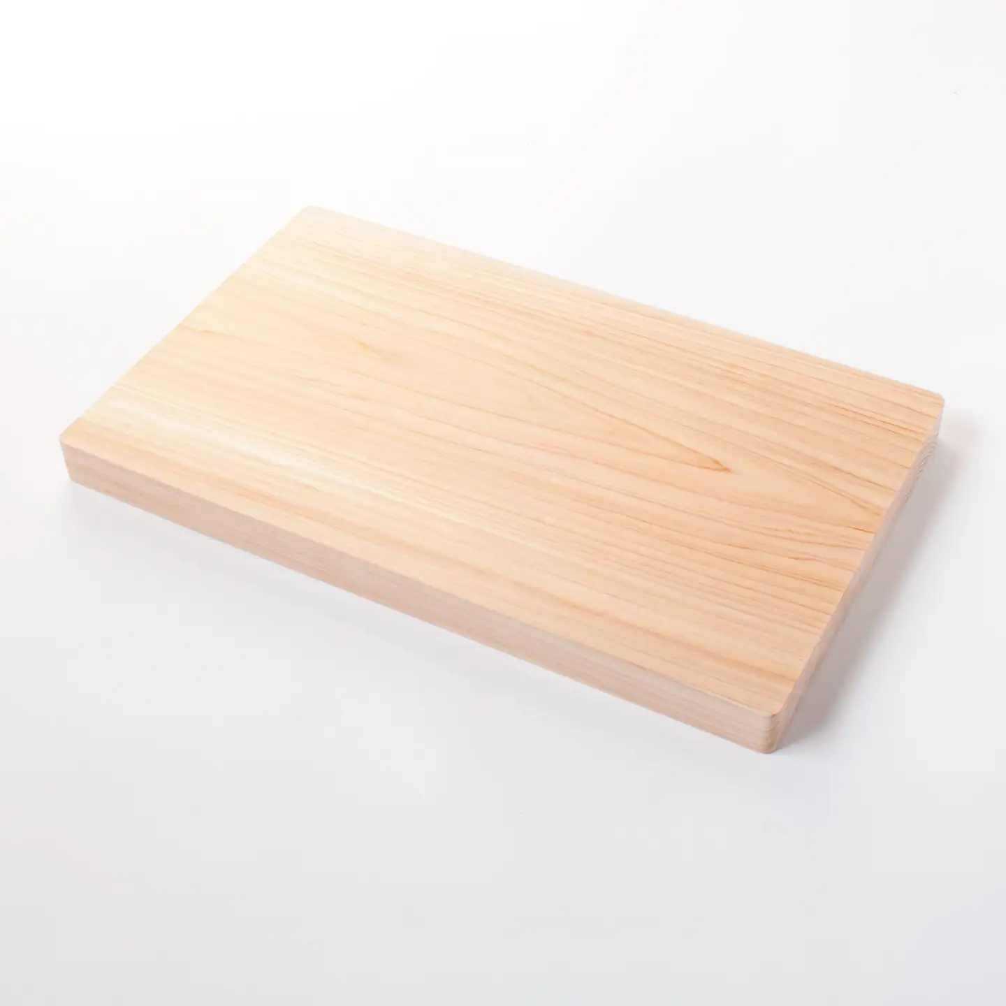 【疲れにくく、刃にやさしい】 ヒノキのまな板（厚口　2L）＜吉永製作所＞[CDW015]