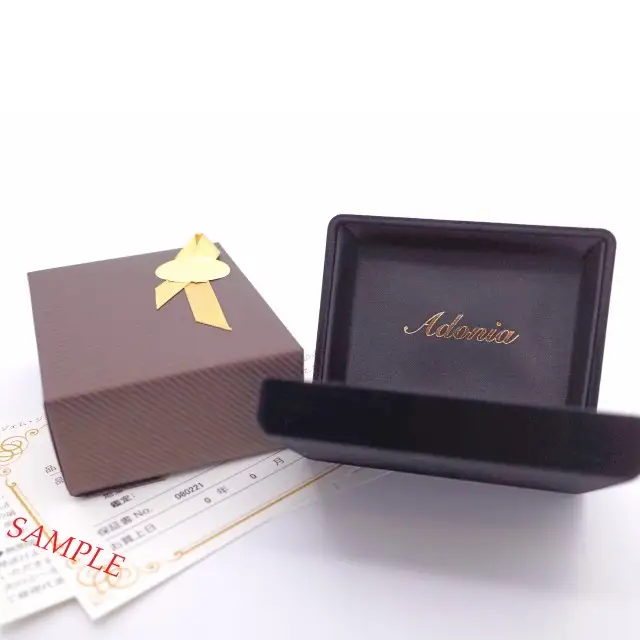 K18 地金ウェーブラインDIAピアス 0.16CT E355DI-Y