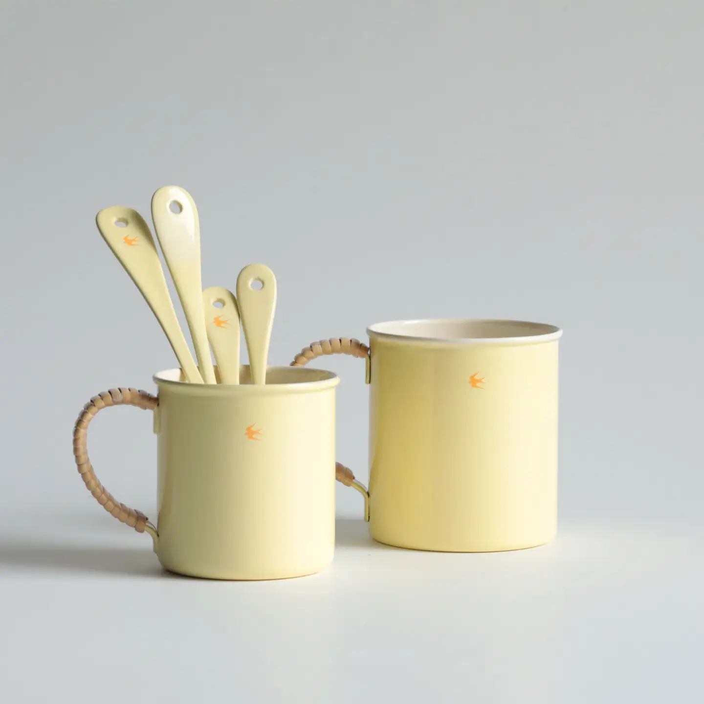 グローカルスタンダードプロダクツ TSUBAME RATTAN / Mug / Lサイズ / イエロー