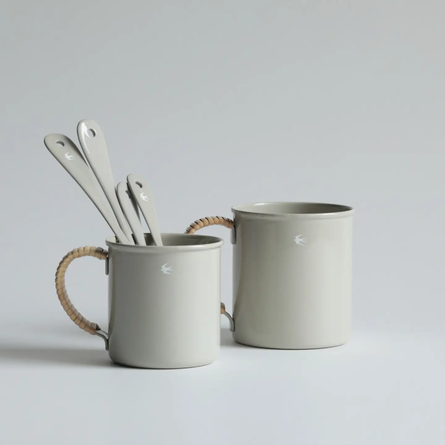 グローカルスタンダードプロダクツ TSUBAME RATTAN / Mug / Lサイズ / グレー