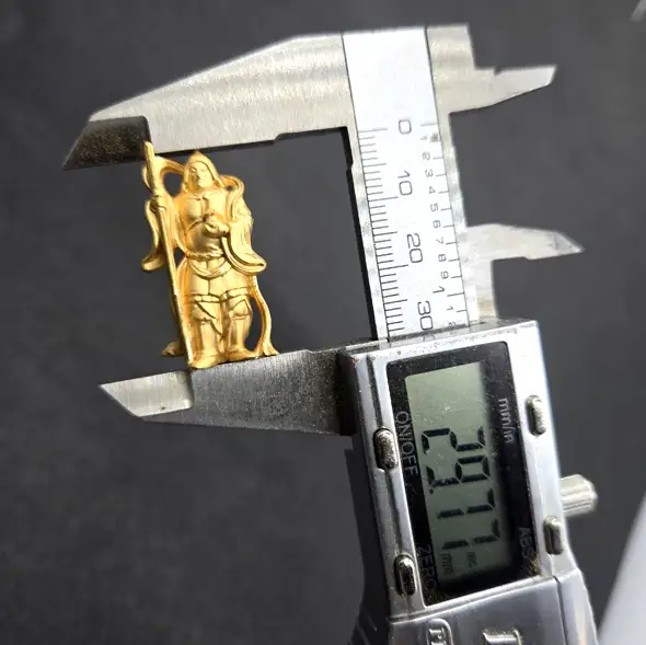 【造幣局ホールマーク入り】【純金】毘沙門天　大 15~16g　【甲斐石和温泉七福神】　252-030