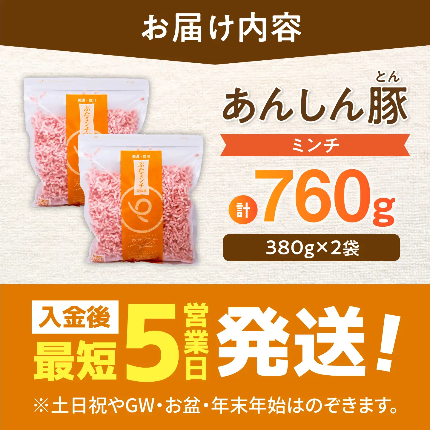 豚肉 ミンチ 計760g《バラ凍結》藤井ファーム[AWAF087]豚ミンチ