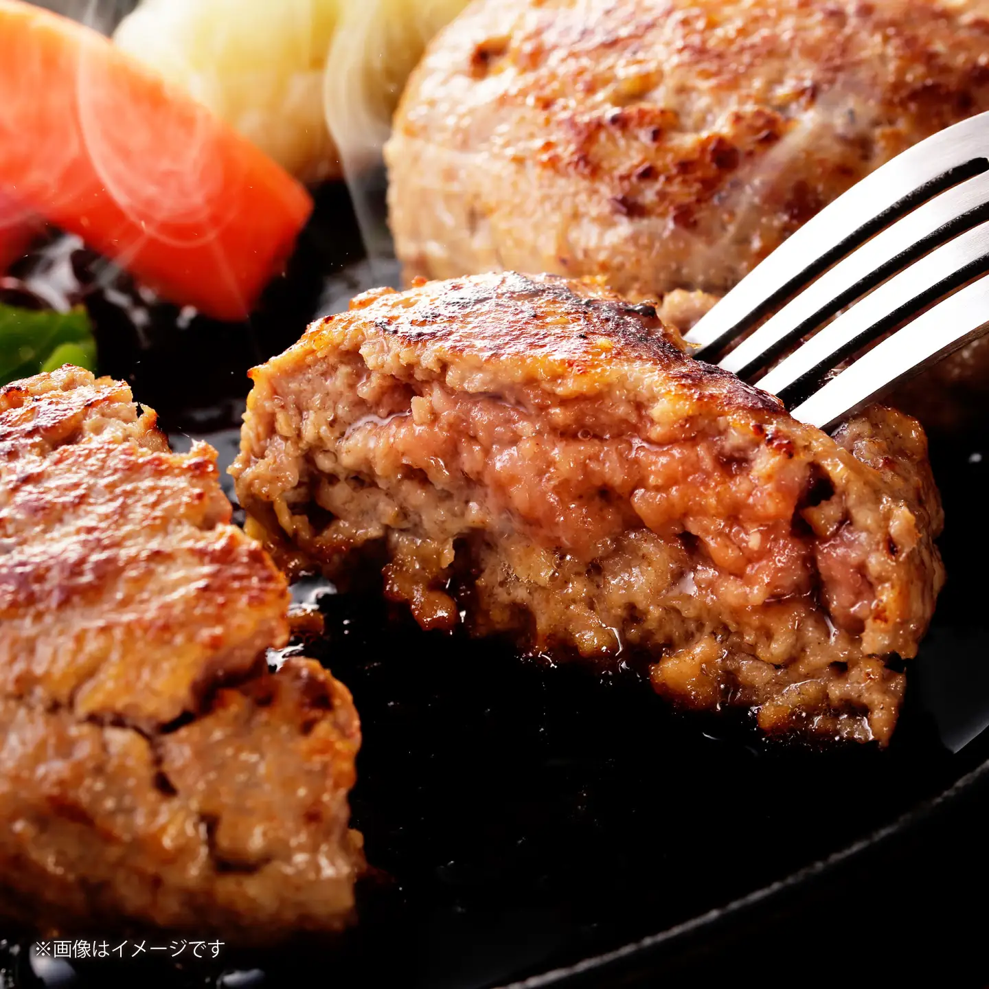 【肉汁たっぷり！】若楠三元豚 ハンバーグ 計960g（120g×8個 ） / 国産豚 三元豚 簡単調理 / 佐賀県/株式会社ナチュラルフーズ [41AFAB041]