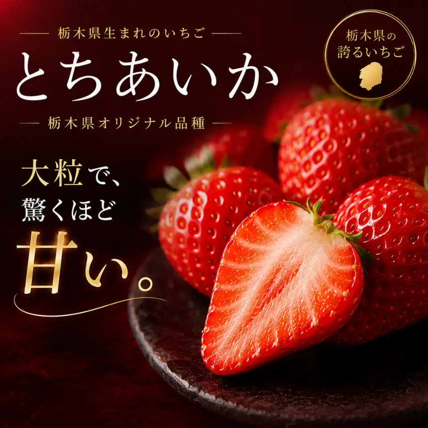 栃木県産 完熟とちあいか 1080g（270g×4p）　栃木県 矢板市