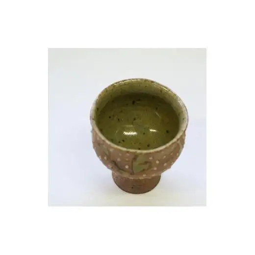 釉彩酒器 ワイングラス 陶芸品《受注制作》カップ コップ ぐい呑み お猪口 おすすめ 和食器 おしゃれ 手作り 陶器 陶芸 陶芸作家