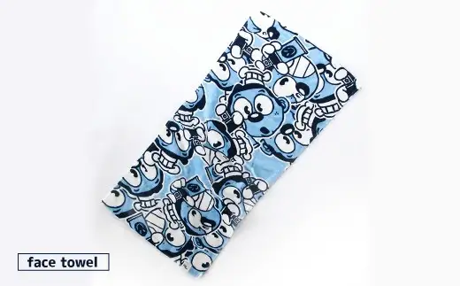 Graffiti Artist COOK 熊取町限定タオルセット タオル セット バスタオル フェイスタオル ハンドタオル 限定 キャラクター 吸水性 染料プリント シャーリング加工 日常使い