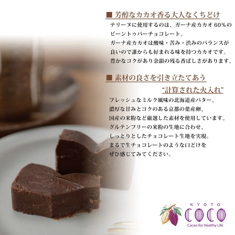 【COCOKYOTO】チョコレートテリーヌ1個｜京都 スイーツ 人気