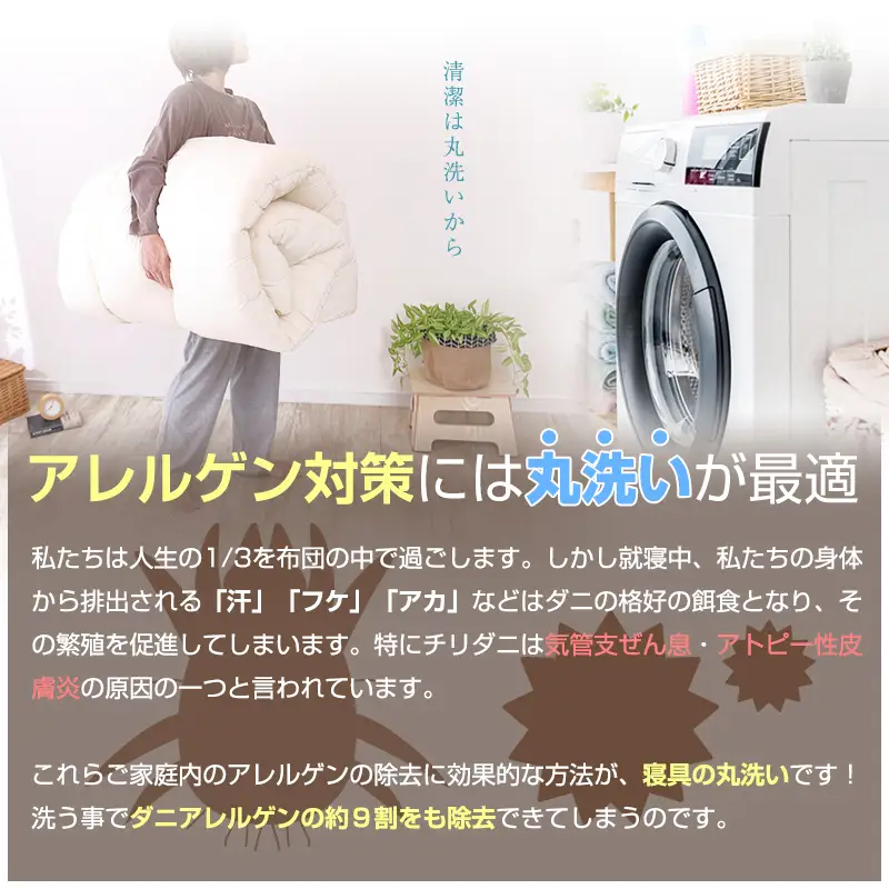 掛け布団 ダクロン 2枚合わせ シングル 掛け布団