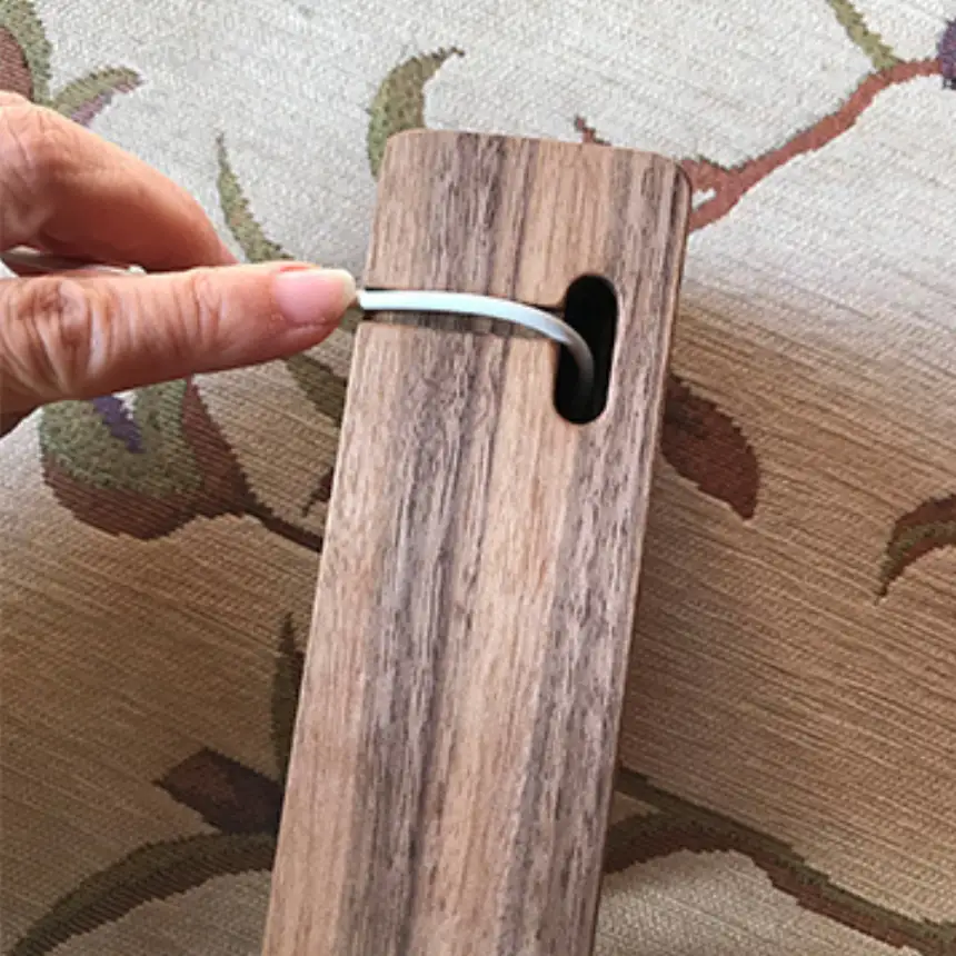 木製 スマホ スピーカー 【 アウルfree 】 ブラックウォールナット 濃茶色