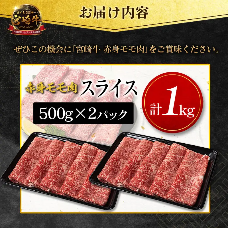 8月配送 モモ スライス 1kg 赤身 肉 4等級 畜産農家応援 SC471-S-08