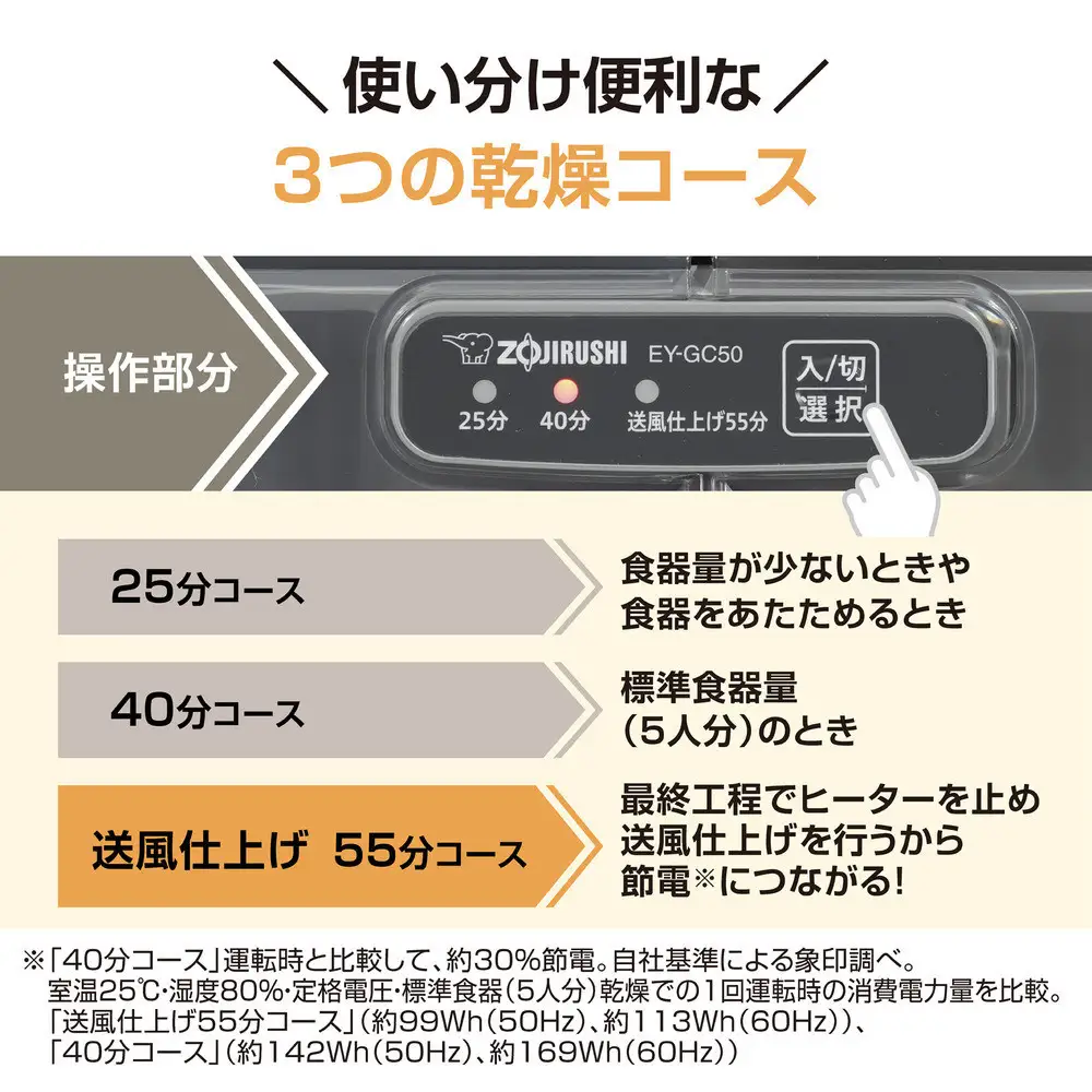 象印 食器乾燥器 EYGC50-HA グレー
