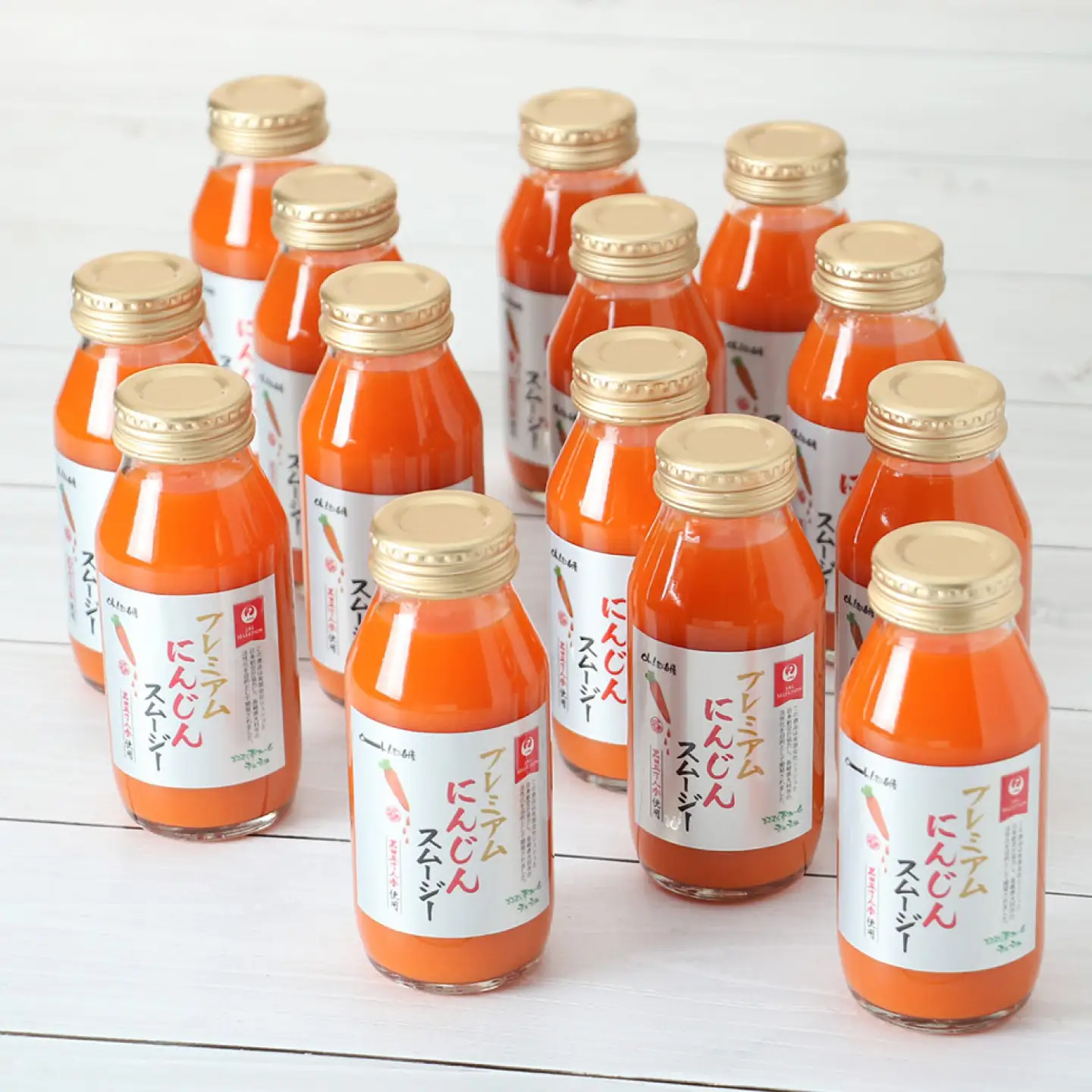 【JALとのコラボ品】プレミアムにんじんスムージー180ml 6本 大村市 おおむら夢ファーム/ 人参スムージー にんじんスムージー スムージー にんじんジュース にんじん 人参 スムージー 野菜スムージー 野菜ジュース 野菜ドリンク[ACAA489]