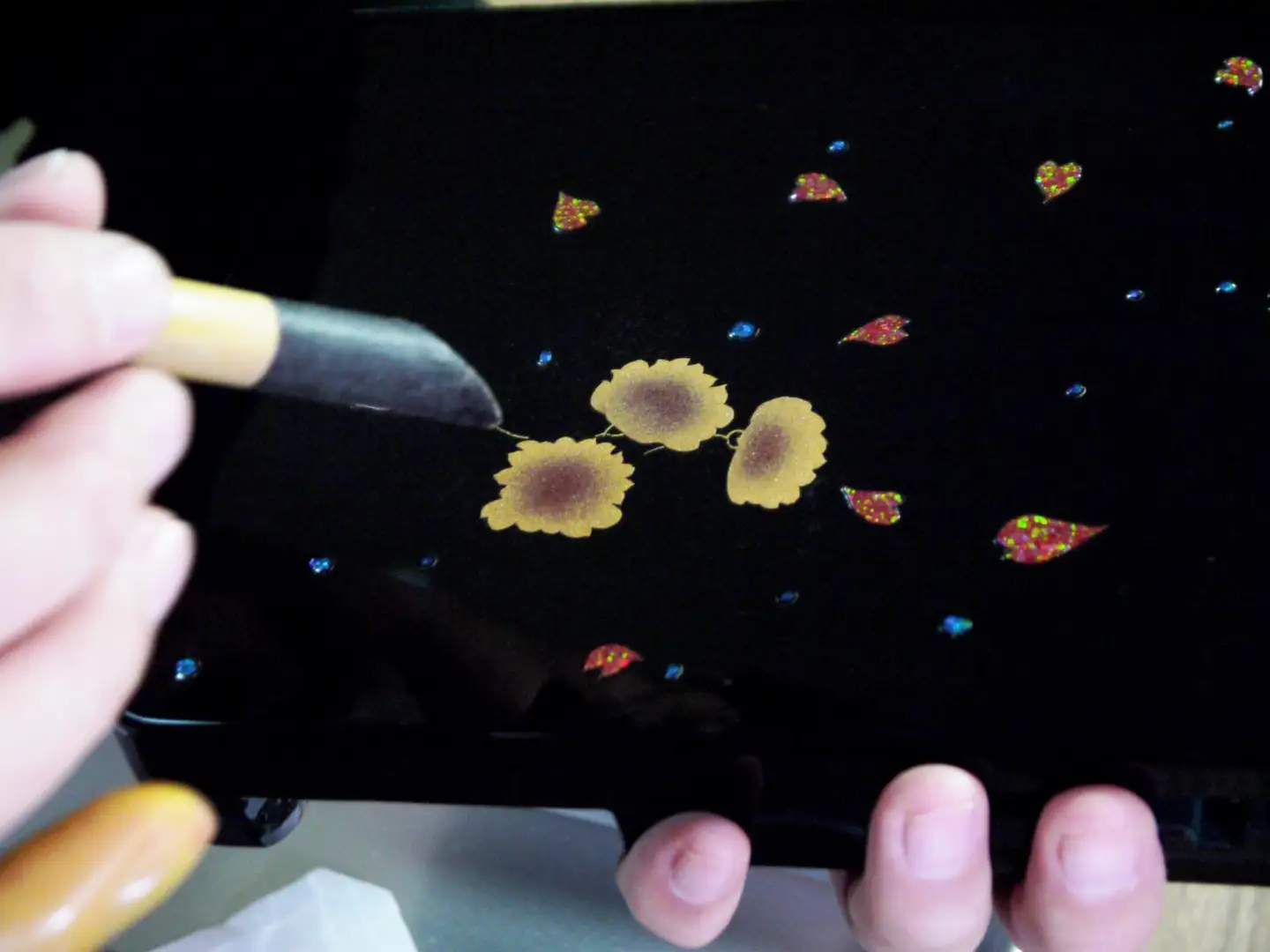 【真和楽器】京都伝統工芸による彩輝光蒔絵ピアノ「春幻」モデル制作クーポン（120万円分）｜京都 伝統技術 ピアノ