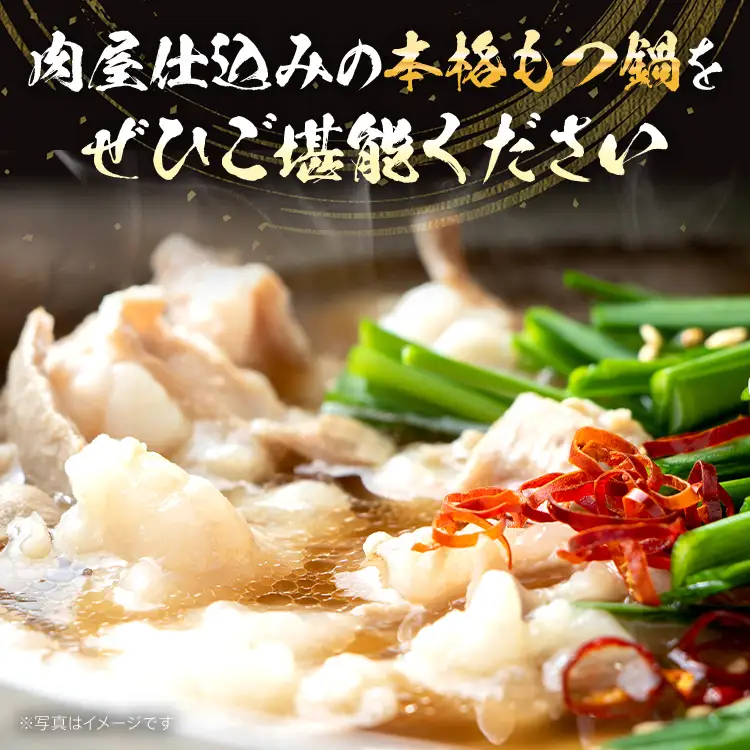 もつ鍋 【国産牛使用】肉屋が作ったこだわりのもつ鍋 3～4人前 もつ鍋