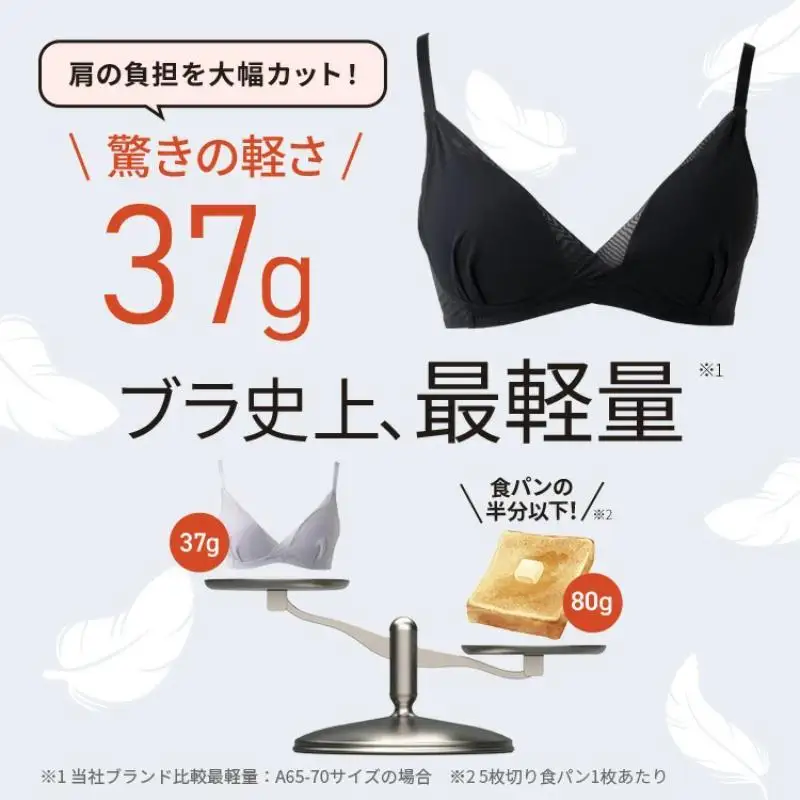 【単品】TOLEETY （トゥリーティ）軽やかストレスフリーブラ　ブラック/グレー/パープル/ピンク ブラジャー ブラ ノンワイヤー ワイヤレスブラ バストケア 脇高 日中 補正下着 グレー・BC65-70