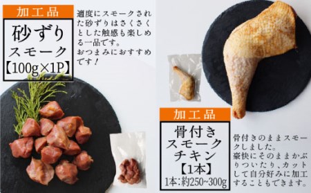 宮崎ブランド みやざき地頭鶏加工品・正肉セット(甲)