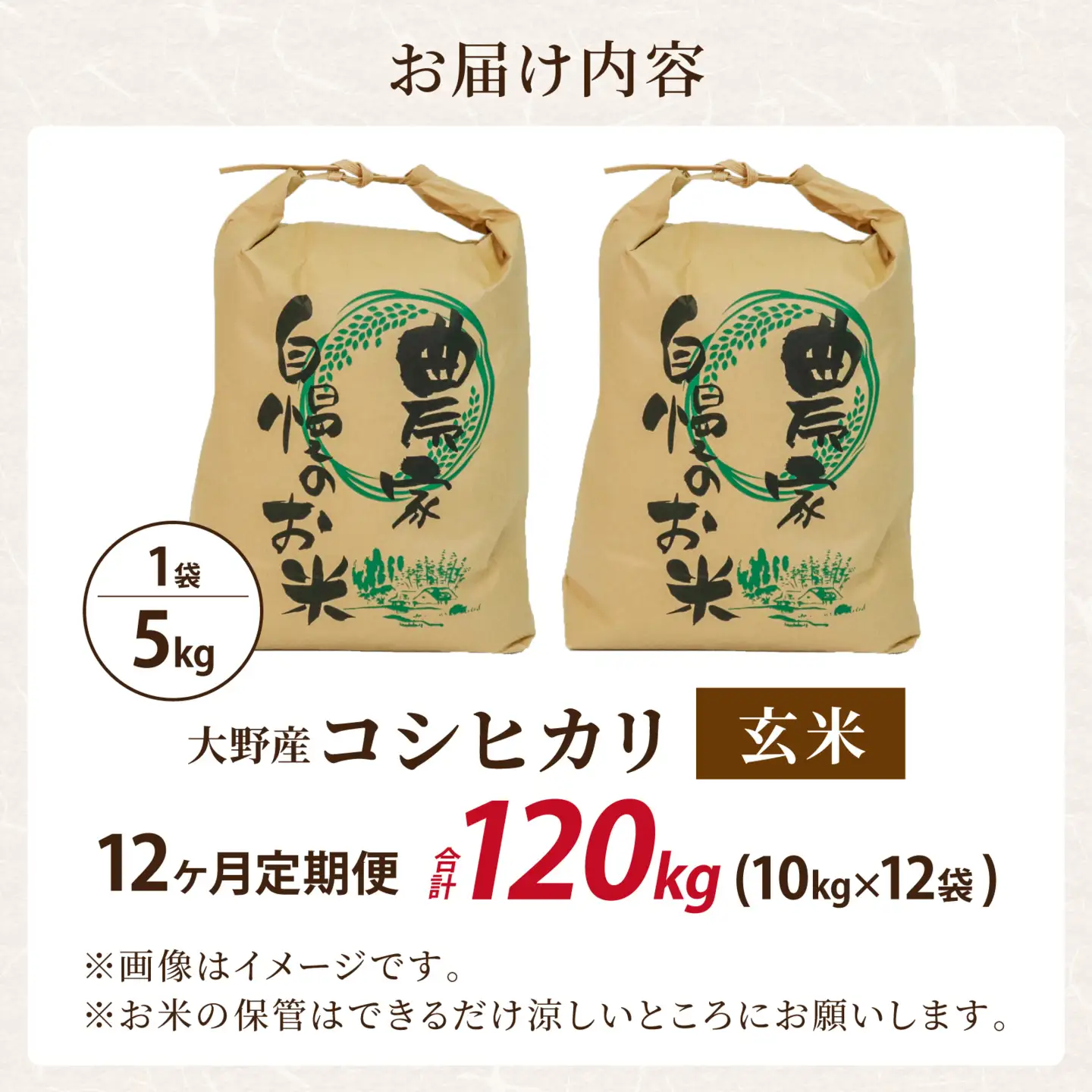 令和8年産 新米 こしひかり 10kg 12回定期便 玄米
