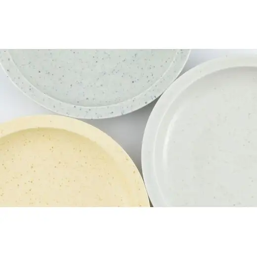 有田焼 リムプレート 23cm 化粧土【まるぶん】食器 器 うつわ 皿 プレート クリーム マット おうちかカフェ おしゃれ パスタ皿 カレー皿 ギフト A18-276