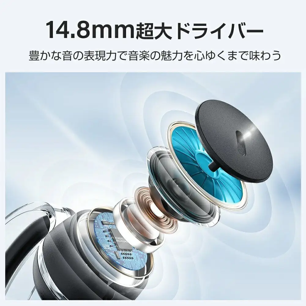 H08ワイヤレスイヤホン  ベイビーピンク