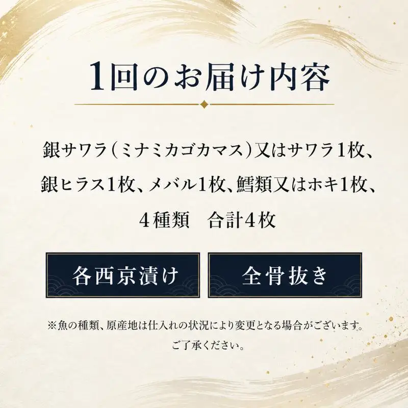 【ふるなびWEEK対象】骨抜き西京漬け ミックス彩花 漬け魚 西京味噌漬け 魚 焼き魚 切身 千葉 千葉県 柏市