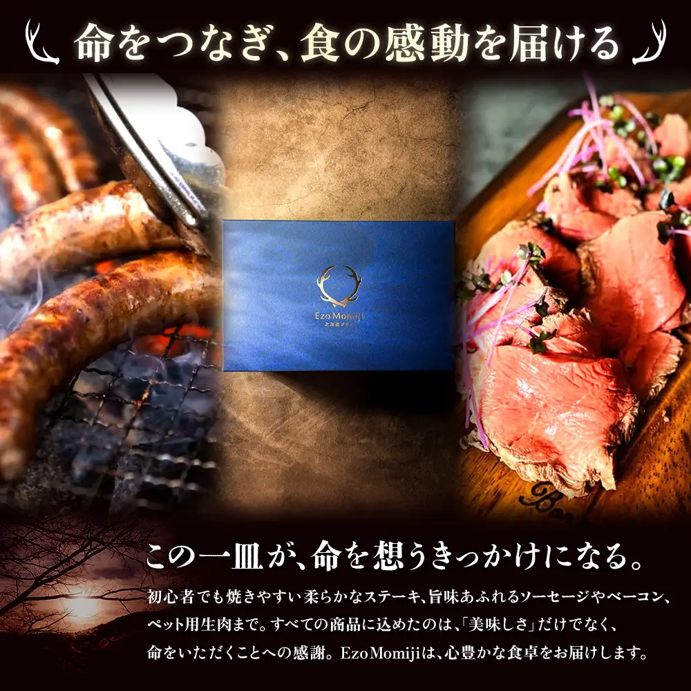 【恵庭産蝦夷鹿肉使用】蝦夷鹿ミンチパック（ペット用） 900g(300g×3パック)【920046】