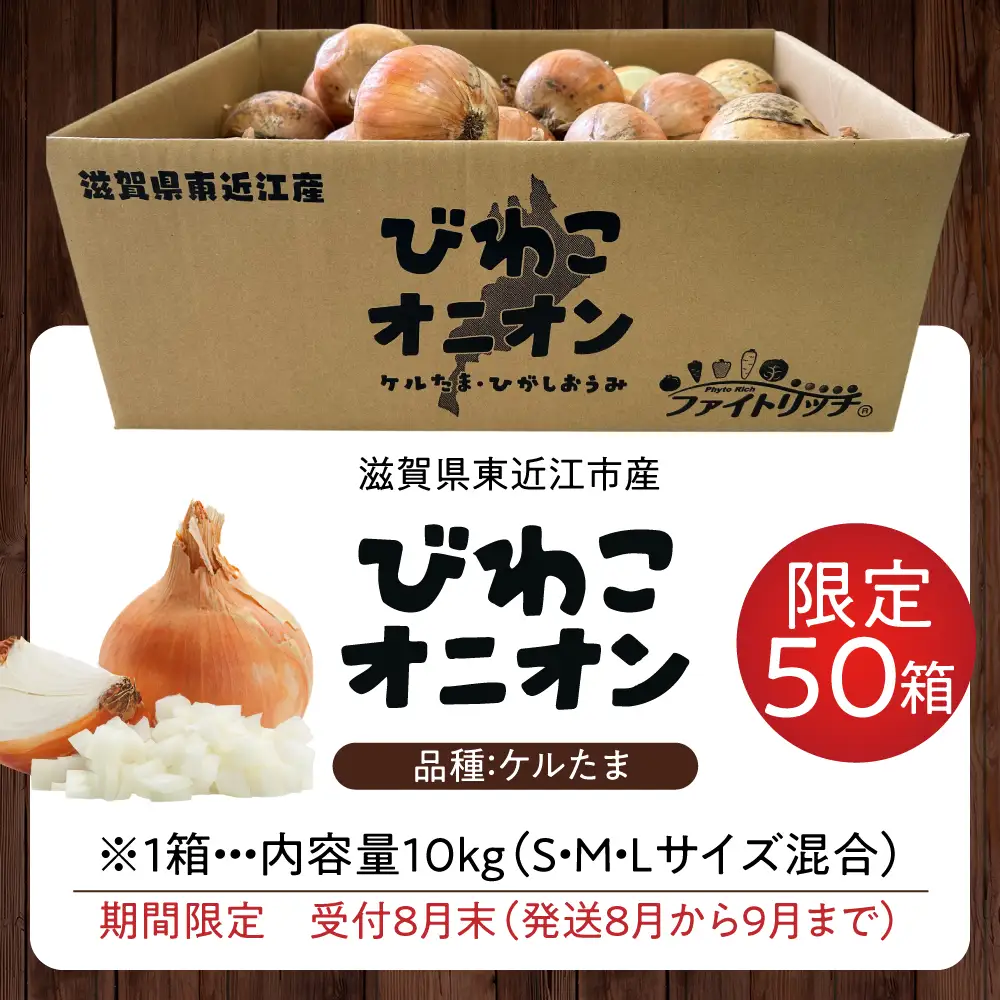 ＼8月末までの期間限定50箱／ びわこオニオン(ケルたま) 株式会社東近江あぐりステーション 滋賀県 東近江市 O-F10 玉ねぎ 玉葱 タマネギ ケルたま 10kg 野菜 旬 常温 滋賀 国産