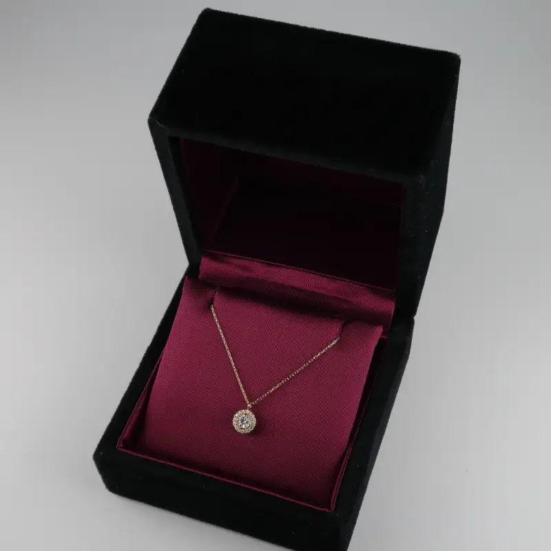K18YG ダイヤ0.14ct 45cm ペンダント PNI-303-YG