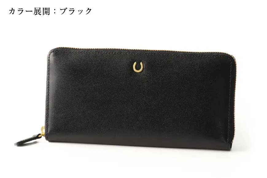 SOMES 財布 PT-81 ラウンド長財布 ネイビー