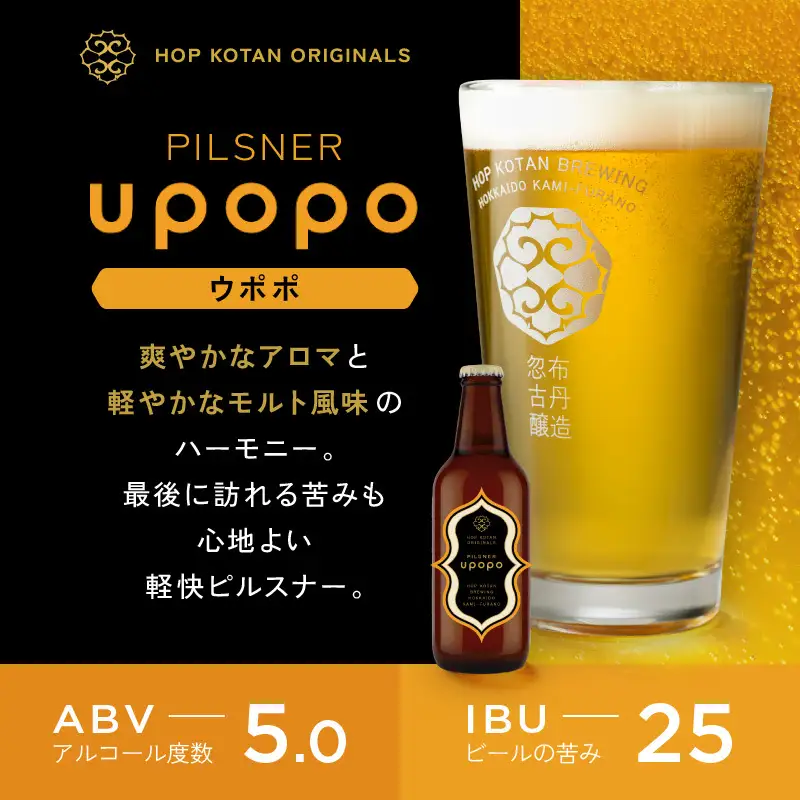 クラフトビール HOP KOTAN ORIGINALS クラフトビール【12本 定番3種各4本】【定期便 6ヶ月連続】