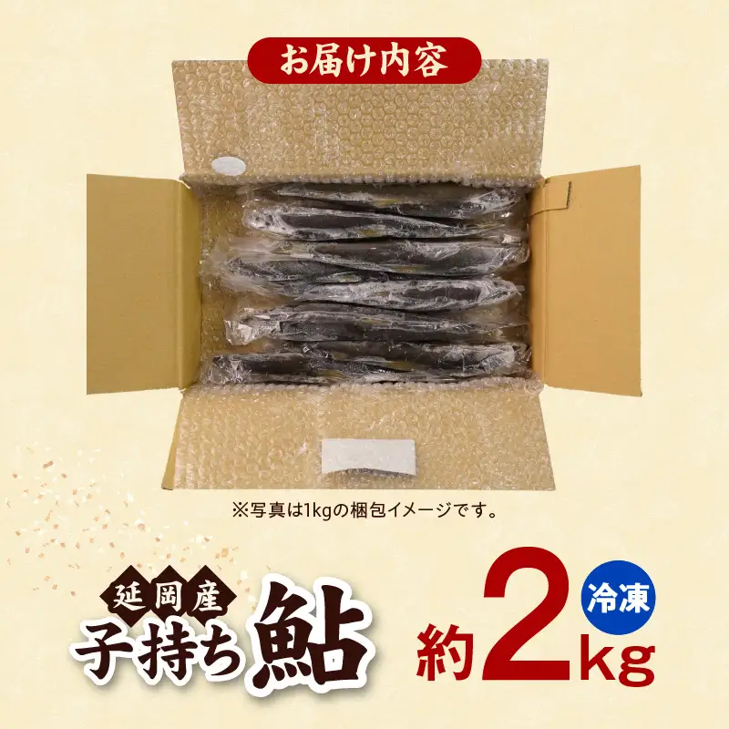 【冷凍】子持ち鮎約2kg N070-YB728-2