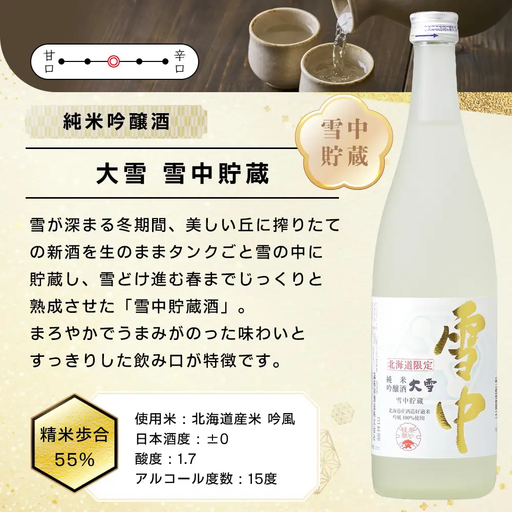 【ふるさと納税限定セット】　高砂酒造「限定酒３種」飲み比べ 各720ml 日本酒 日本酒 _05886