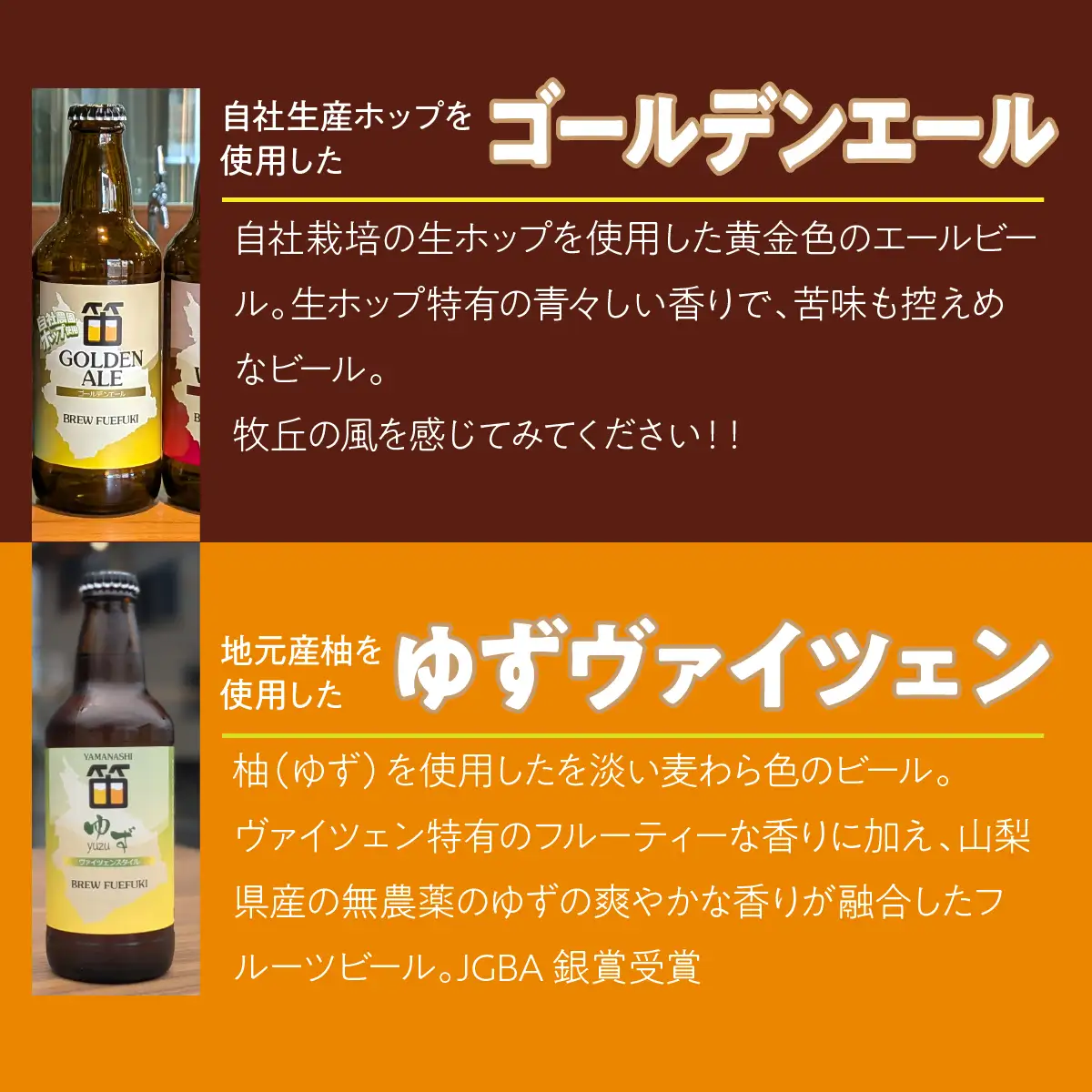 石和温泉郷で作られたクラフトビールおまかせ3か月定期便　３３０ml瓶６本セット（２種×３本）×3か月の計18本お届け 261-003