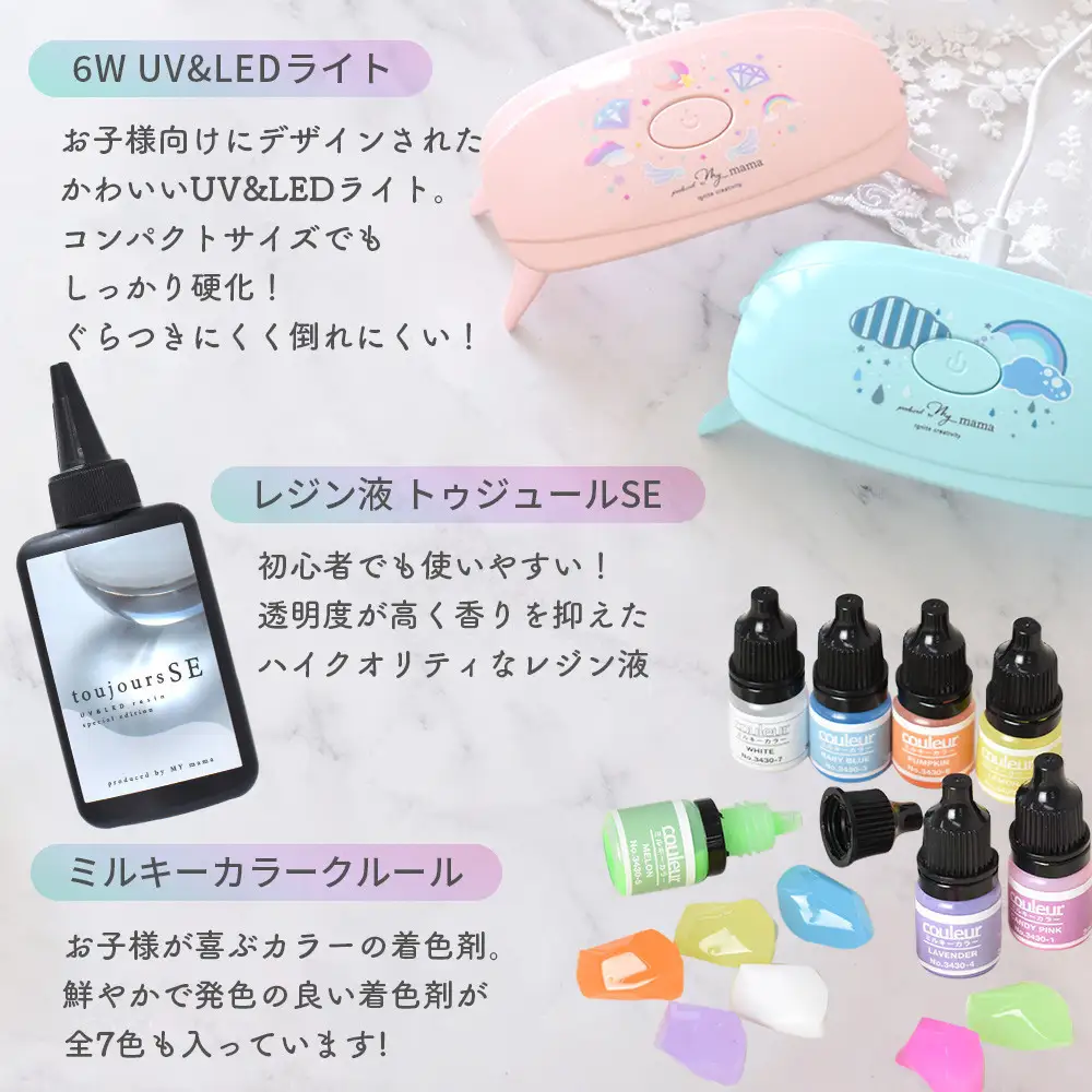 レジン＆ホイップデコよくばりスターターセット（クール）