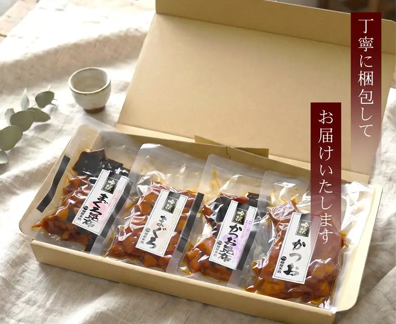 国産原料 にこだわった かつお節屋の佃煮 4種セット 詰合せ (a11-184)