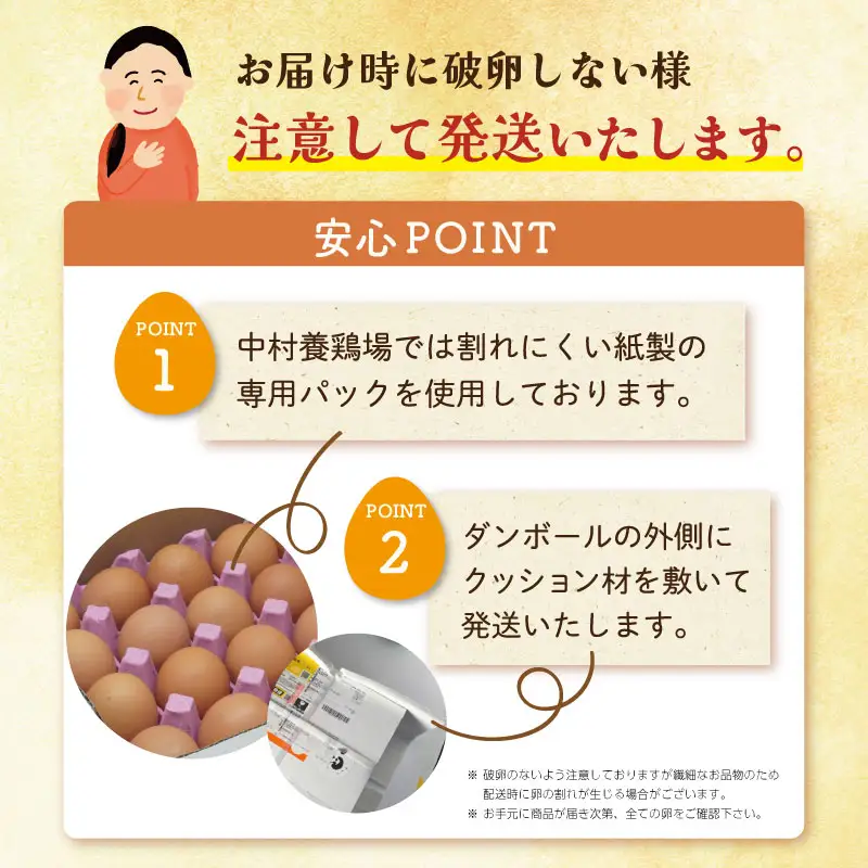 新鮮たまご 赤玉 Lサイズ 20個 中村養鶏場 ny1