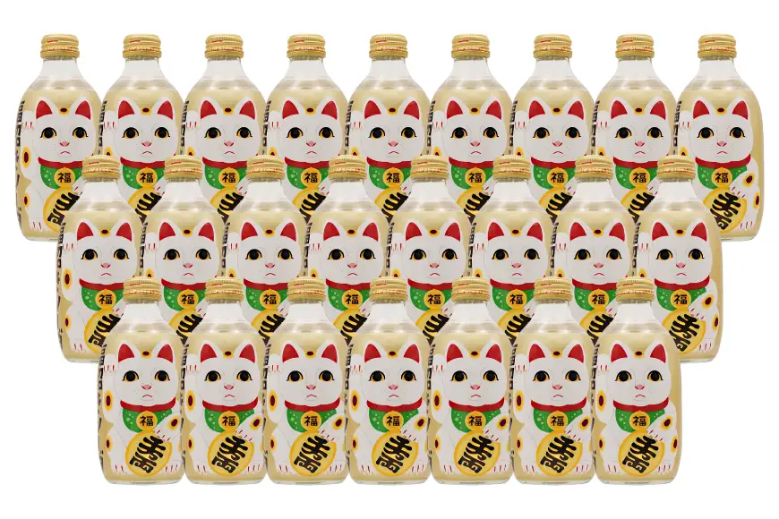 ソーダ 福招きソーダ 炭酸飲料 300ml 24本